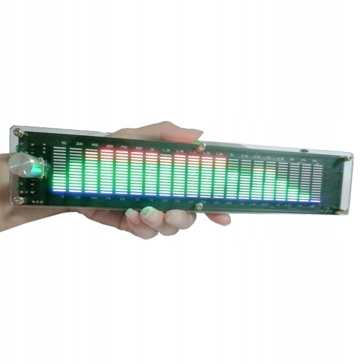 KOLOROWY ANALIZATOR WIDMA AUDIO DSP 5-12V