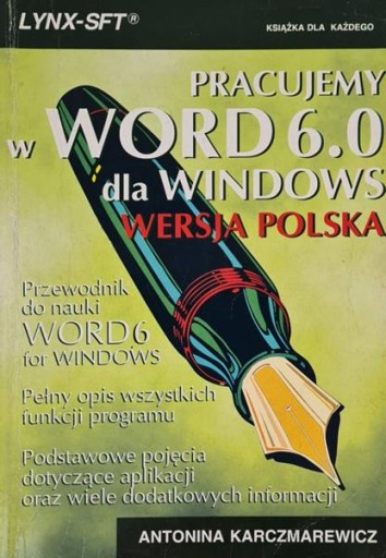 Karczmarewicz Pracujemy z Word 6.0 dla Windows