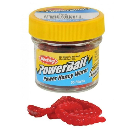 BERKLEY POWERBAIT HONEY WORM RED