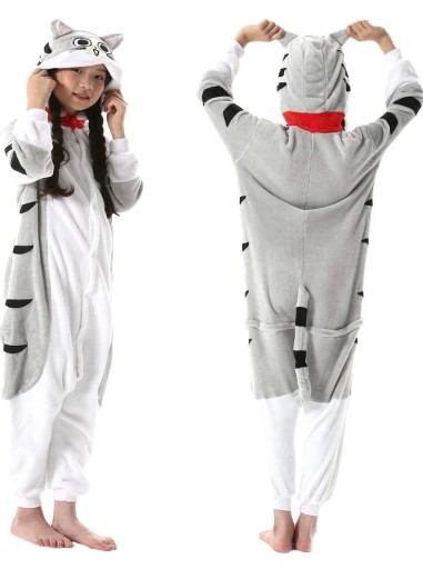 KOT KOTEK PIŻAMA KIGURUMI CAT DZIECIĘCA DLA DZIECI DRES KOSTIUM 170-180
