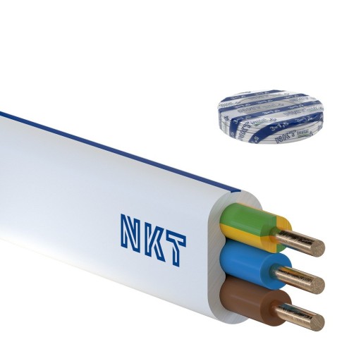 Przewód NKT instal PLUS YDYp 3x1,5 żo 450/750 100m