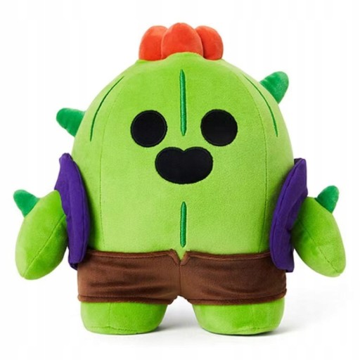 SPIKE MASKOTKA POSTACIE Z GRY BRAWL STARS PLUSZOWA ZABAWKA 25cm
