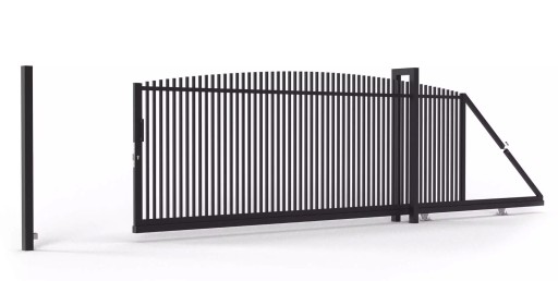 Brama Przesuwna Wjazdowa SKYROCKET BR.24.1.2 Ocynk RAL Antracyt 130x300 cm