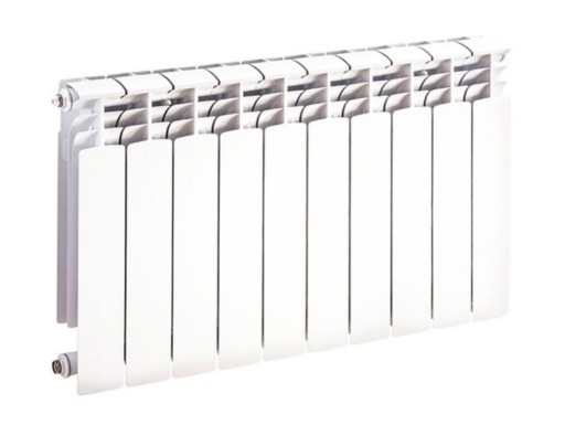 GRZEJNIK ALUMINIOWY KFA G500F BIAŁY 10 ŻEBEREK 1120 W