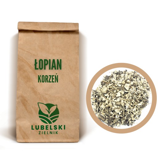 ŁOPIAN KORZEŃ CIĘTY 200 G - LUBELSKI ZIELNIK