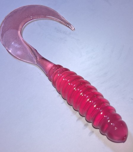 Manns Twister 10cm Przeźroczysty Fioletowy