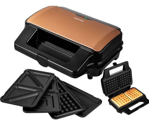 Opiekacz Do Kanapek 4w1 Gofrownica Sencor 900W