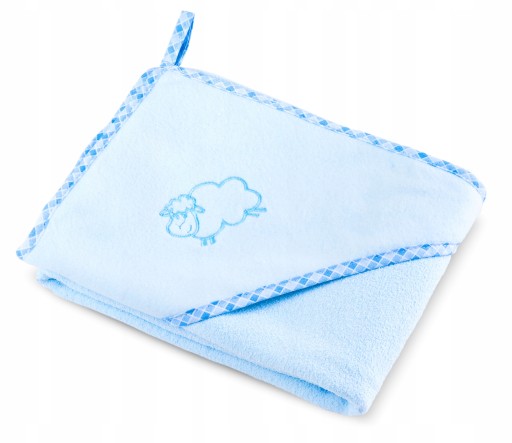 BC OKRYCIE KĄPIELOWE KAPTUREK RĘCZNIK 80x80 BLUE