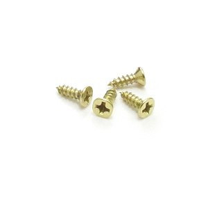 Wkręty stalowe mosiądzowane 2,5x8 mm 50 szt.