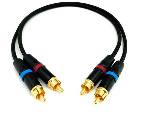 INTERKONEKT RCA - RCA CANARE L-4E5C 1m Handmade