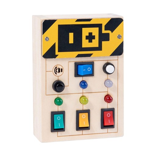 LED Switch Busy Board Teaching Prop Motor Skill