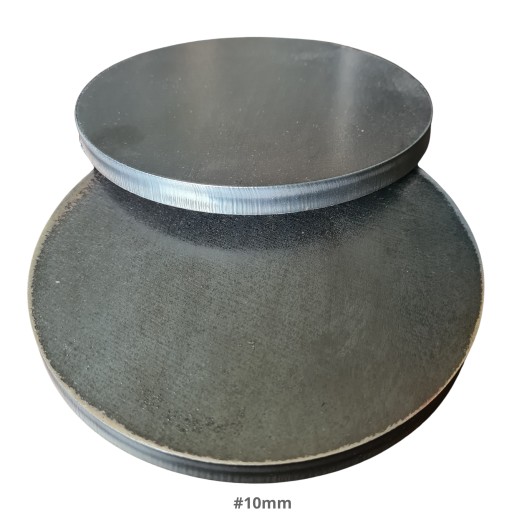 BLACHA STALOWA formatka okrąg ze stali 10mm, fi 80