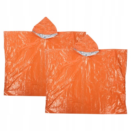 Poncho WoowBomm r. uniwersalny pomarańczowy