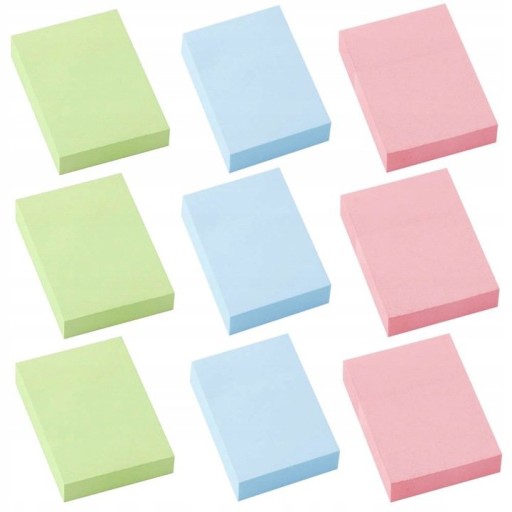 NOTES SAMOPRZYLEPNY d.rect 51x38mm 9x100 kartek NI