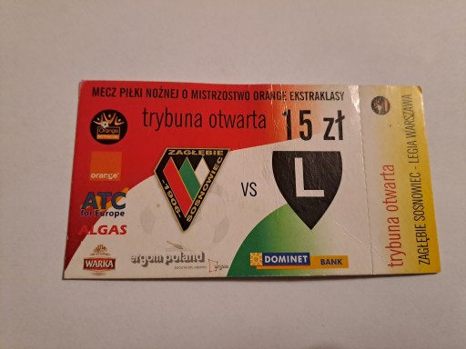 ZAGŁĘBIE SOSNOWIEC - LEGIA WARSZAWA