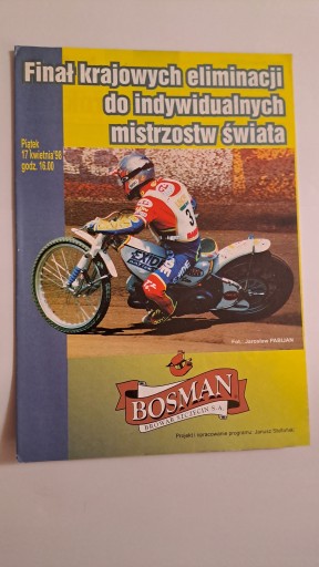 IMŚ - ISKRA OSTRÓW WIELKOPOLSKI 17-04-1998 - PROGRAM ŻUŻLOWY CZYSTY