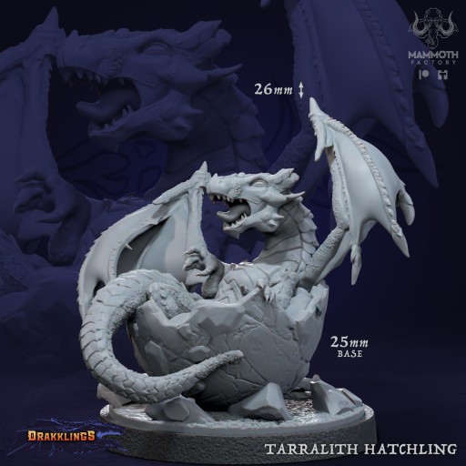 Tarralith Hatchling - x1 Figurka RPG DnD D&D Pathfinder