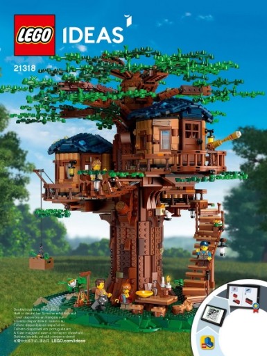 LEGO 21318 Instrukcja Domek na drzewie NOWA
