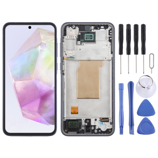 For Samsung Galaxy A35 SM-A356B Original LCD with Frame