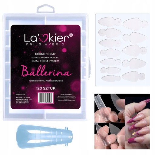 Zestaw DUAL FORM Ballerina formy do FRENCH MIGDAŁ