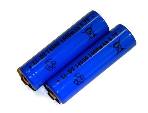 2x Akumulator 14500 3,7V LI-ION bateria
