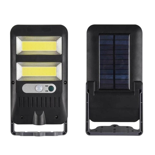 LAMPA SOLARNA 2 X COB CZUJNIK RUCHU I ZMIERZCHU