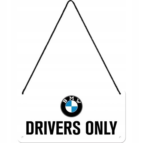 Nostalgic Art Zawieszka BMW-Drivers Only 10 x 20cm