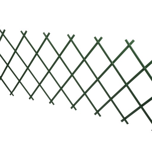 Kratka pergola ogrodowa 220x40 cm rozkładana zielona na rośliny pnące