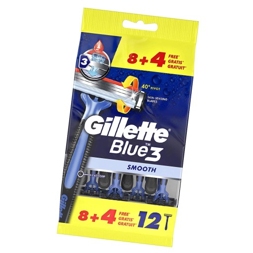 Maszynka jednorazowa do golenia Gillette GILETTE BLUE3 MASZYNKA 12 szt.