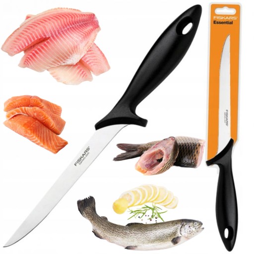 Nóż do filetowania mięsa drobiu ryb FISKARS Ostry