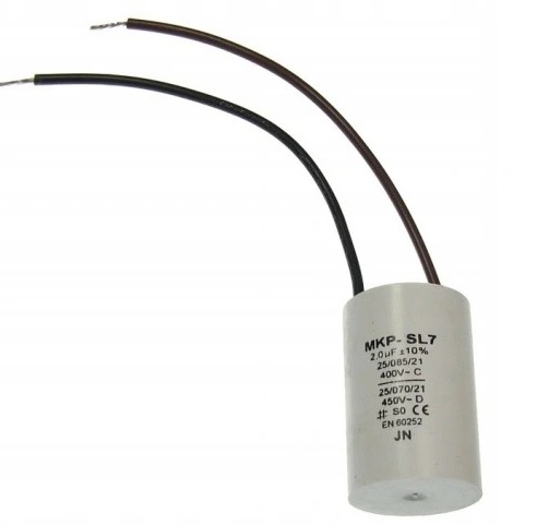 KONDENSATOR DO SILNIKÓW 2uF/450V MKP-SL7 25x36mm/ 5960