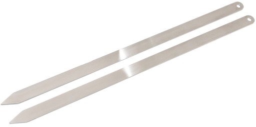 Kofta szpada szaszłyki szerokie grube 3mm 2 szt