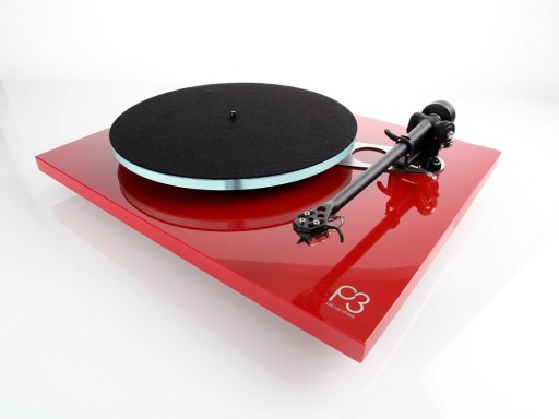 Gramofon Rega Planar 3 czerwony połysk