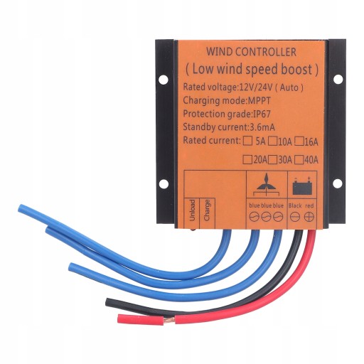 REGULATOR ŁADOWANIA MPPT 30A TURBINY WIATROWEJ