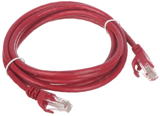 PATCHCORD RJ45/1.8-RED 1.8 m