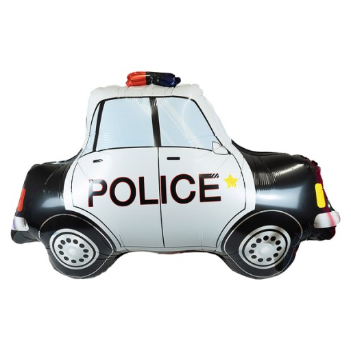 Balon foliowy radiowóz Policja na urodziny 70x43cm 1 sztuka