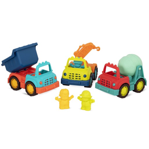 B.TOYS: zestaw samochodów budowlanych z figurkami