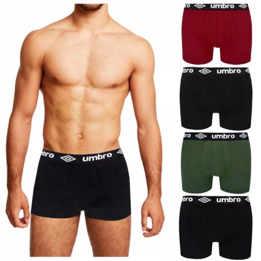 UMBRO Bokserki Męskie 4 sztuki BM562 Rozmiar XL