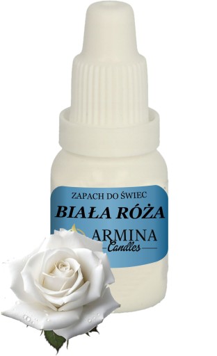 ZAPACH DO ŚWIEC PARAFINY WOSKU BIAŁA RÓŻA 10 ML