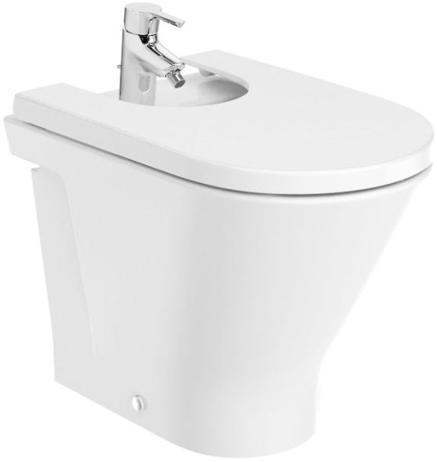 BIDET STOJĄCY ZAOKRĄGLONY BIAŁY ROCA GAP ROUND