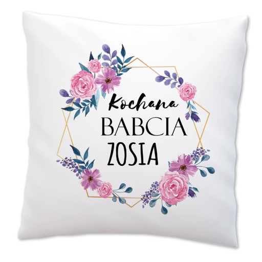 PODUSZKA na DZIEŃ BABCI I DZIADKA PREZENT + IMIĘ