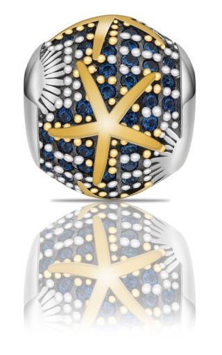 ZAWIESZKA CHARMS KORALIK DO SREBRO 925