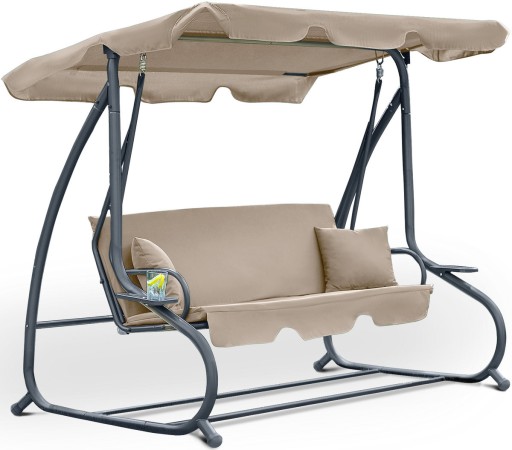 HUŚTAWKA OGRODOWA RELAX PLUS BEŻOWA
