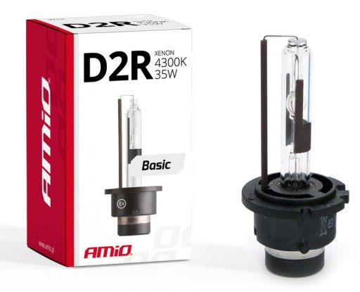 D2R 4300K 35W ŻARNIK XENON BASIC AMIO ŻARÓWKA