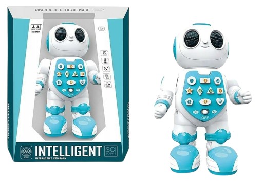 ROBOT INTERAKTYWNY INTELIGENT ŚWIATŁO DŹWIĘK RUCH