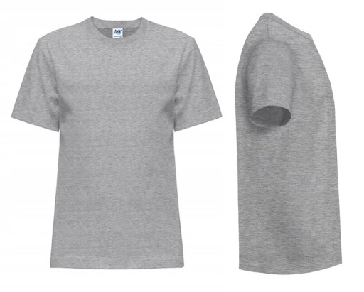 T-SHIRT DZIECIĘCY koszulka JHK TSRK-150 szara 3-4 GM 110