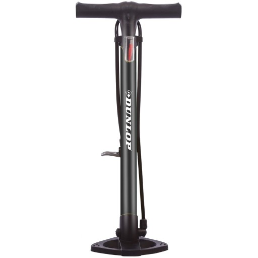 Pompka podłogowa rower samochód piłka Dunlop 174psi czarna