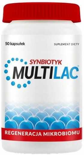Multilac Synbiotyk probiotyk prebiotyk 50 kapsułek