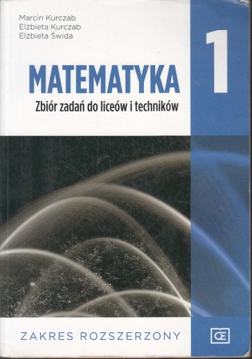 MATEMATYKA 1 ZBIÓR ZADAŃ ROZSZERZONY *OE PAZDRO **