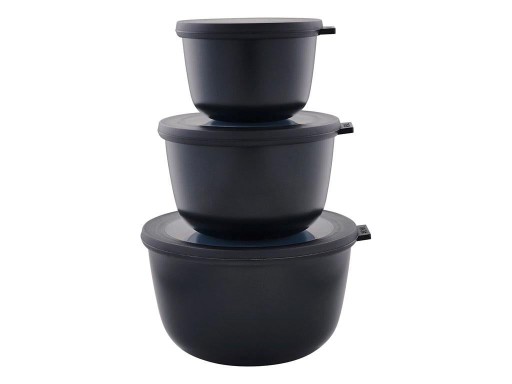 MEPAL - CIRQULA HIGH BOWL SET OF 3 - BLACK (233095)